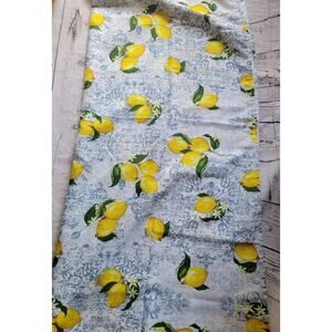 Lemon Rectangle Tablecloth 100x58 4 Matching Napkins